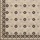 Oriental Weavers Acacia Beige and Black 7"10" x 10"10" Area Rug, , large