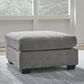 Ashley Marleton Oversized Accent Ottoman in Gray, , large