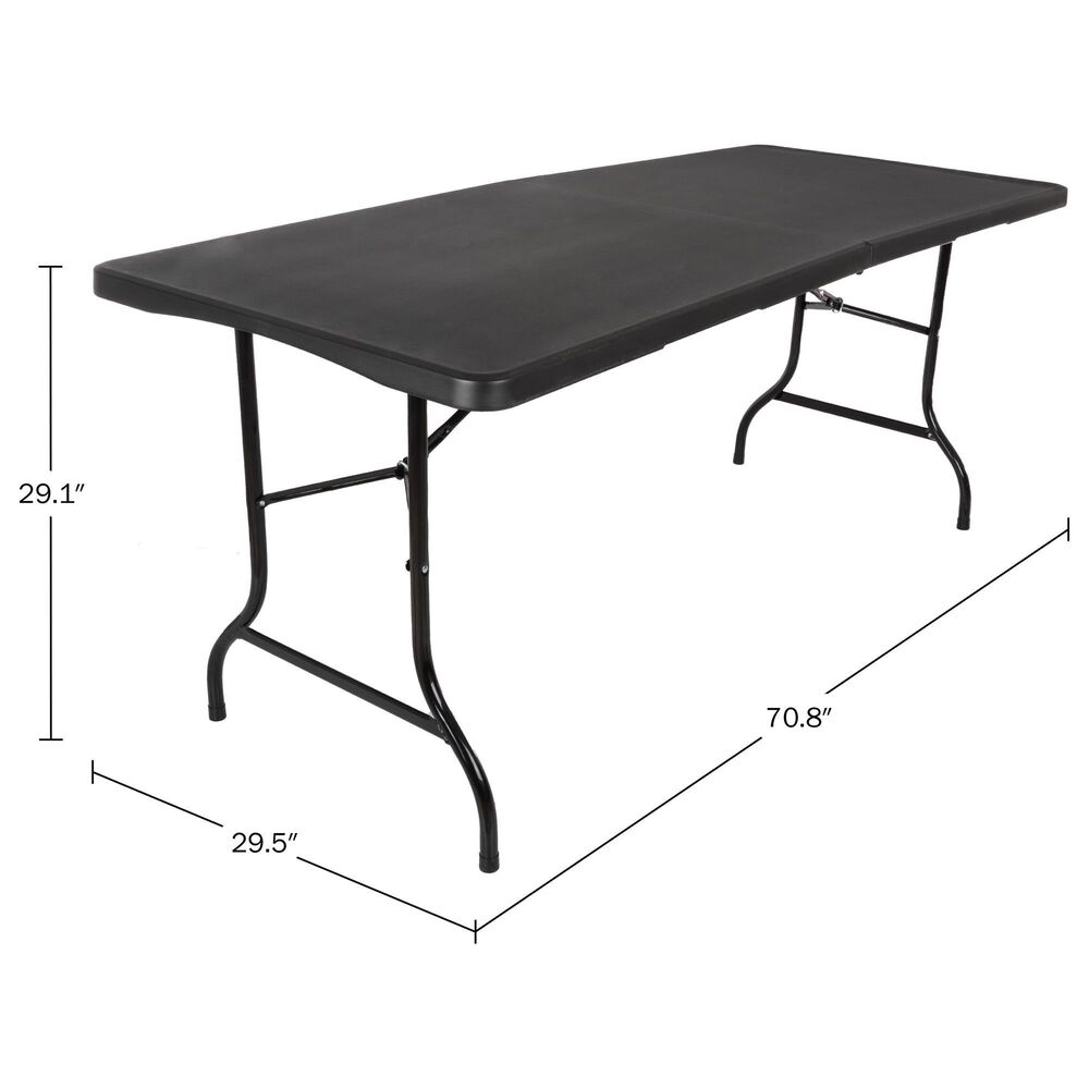 Timberlake 6-Foot Folding Table in Black - Table Only, , large