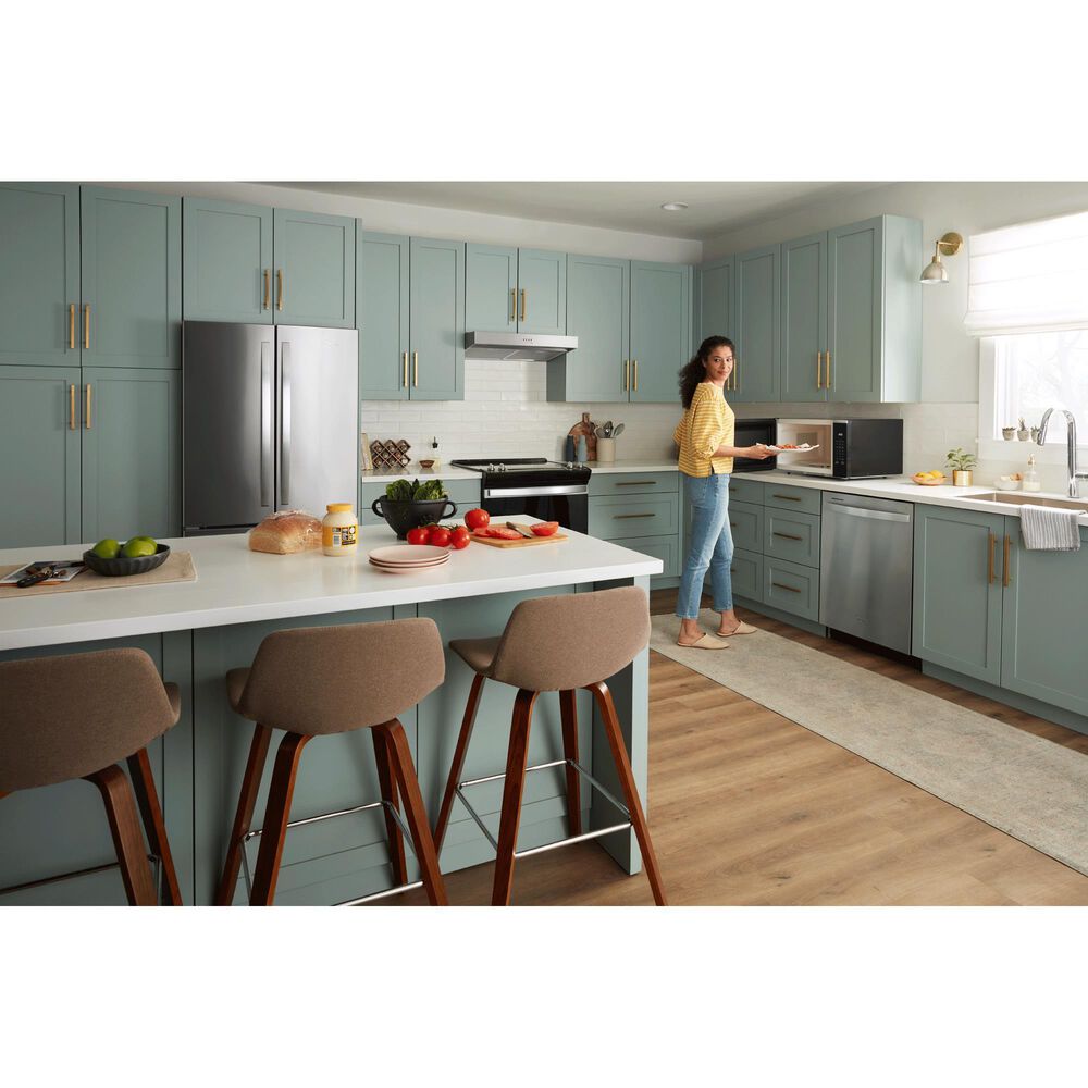 Whirlpool 1.6 Cu. Ft. Sensor Cooking Microwave in Fingerprint Resistant Stainless Steel, , large