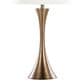 LumiSource Lenuxe 29" Metal Table Lamp with Off-White Linen Shade in Matte Golden Bronze (Set of 2), , large