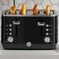 GE Appliances 4-Slice Toaster in Black, , large