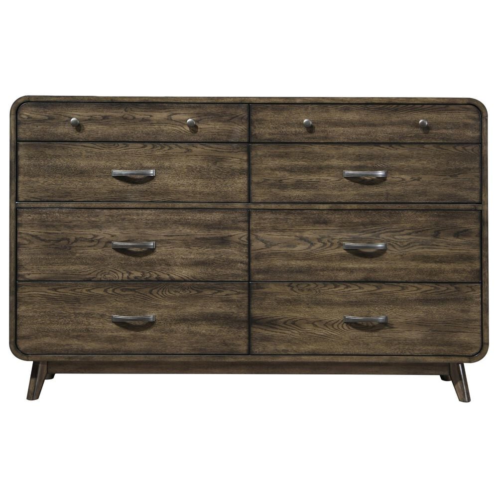 New Heritage Design Rex 8-Drawer Dresser in Walnut, , large