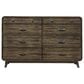 New Heritage Design Rex 8-Drawer Dresser in Walnut, , large