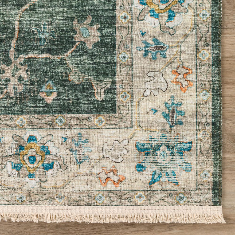 Dalyn Rug Company Marbella 2&#39;3&quot; x 7&#39;6&quot; Olive Runner, , large