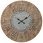 Ashley Payson Wall Clock in Antique Gray/Natural, , large