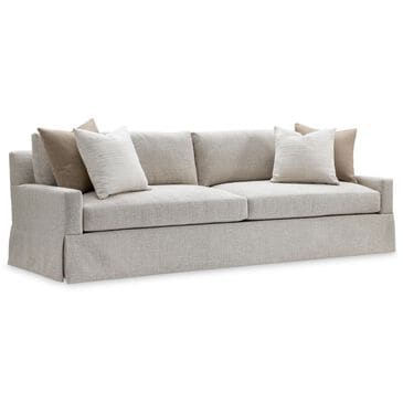 Bernhardt Sutton Stationary Sofa in Beige and Tan, , large