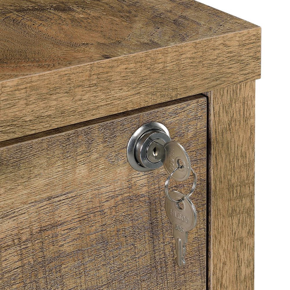 Coaster Westpark 3-Shelf Bookcase with USB and Lockable Drawer in Mango, , large