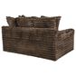 J Cooper USA Jenna Stationary Sofa and Loveseat Set in Chocolate, , large
