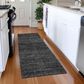 Dalyn Rug Company Soft Essentials Solid Charcoal 2"3" x 7"6" Indoor/Outdoor Runner, , large