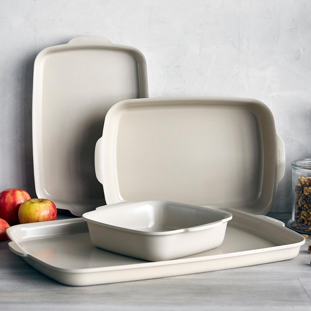 Green Pan Premiere Ovenware 4-Piece Baking Set in Taupe, , large