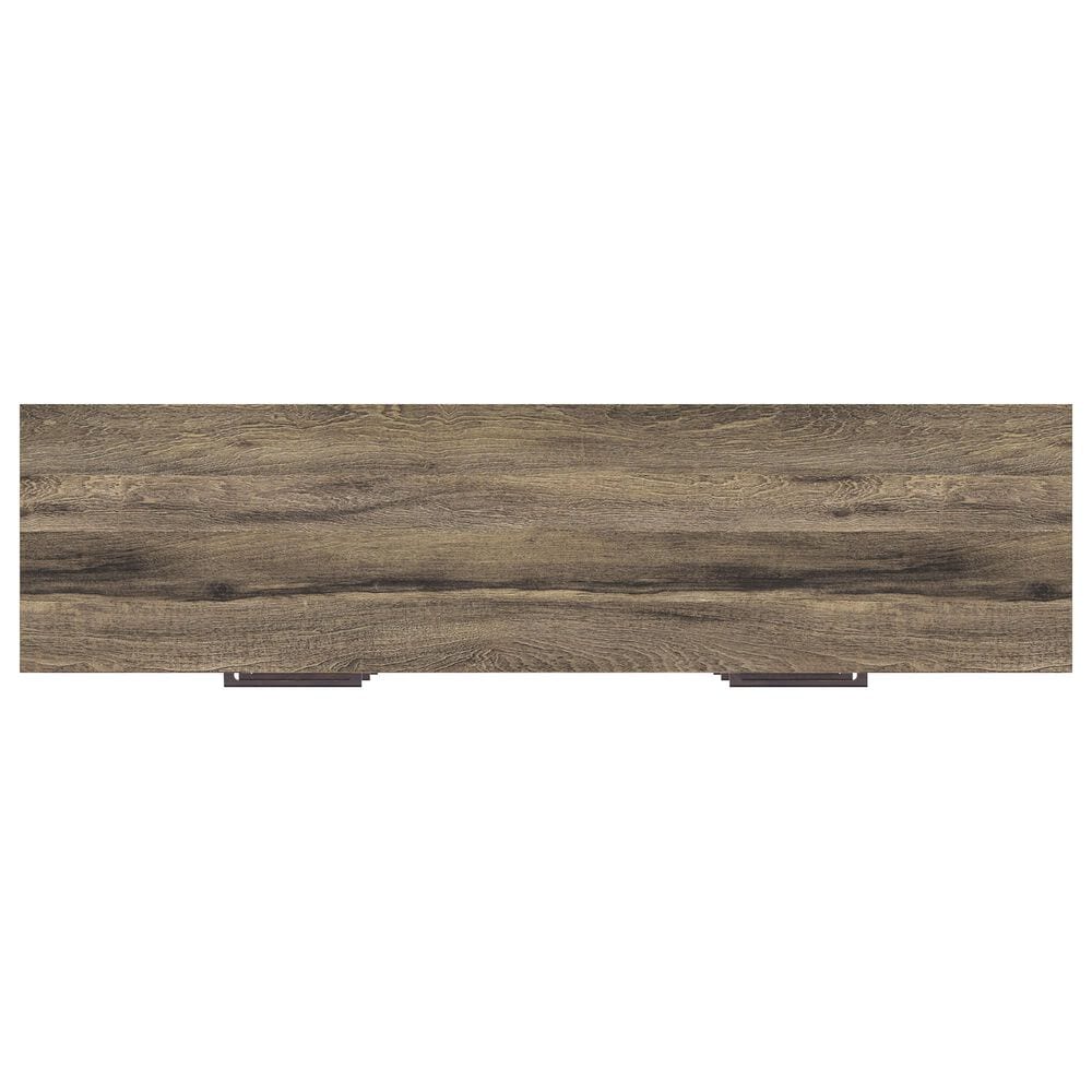 Ashley Elbrim 3-Piece King Panel Bedroom Set in Weathered Brown, , large