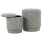 Lumisource Marla 2-Piece Upholstered Ottoman Set in Light Green, , large