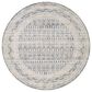 Amber Lewis x Loloi Zuma 3" Round Ocean and Multicolor Area Rug, , large