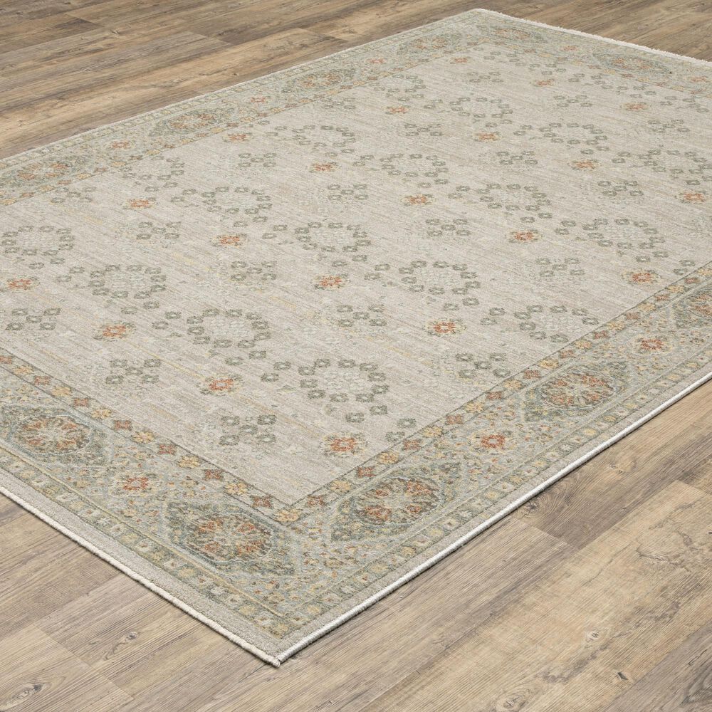 Oriental Weavers Keaton Beige and Brown 3&#39;3&quot; x 5&#39; Area Rug, , large