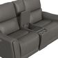 Oxford Furniture Carter 3-Piece Power Reclining Living Room Set in Smoke Gray, , large