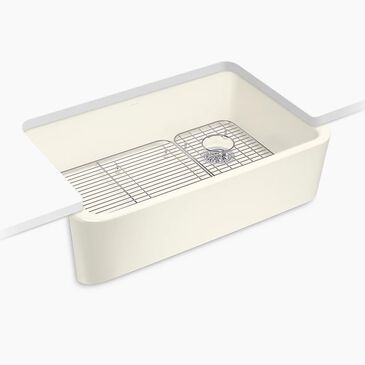 Kohler Ironridge 34" Undermount Single-Bowl Farmhouse Kitchen Sinks in Biscuit, , large