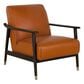 Interlochen Leather Accent Chair in Melbourne Ochre, , large