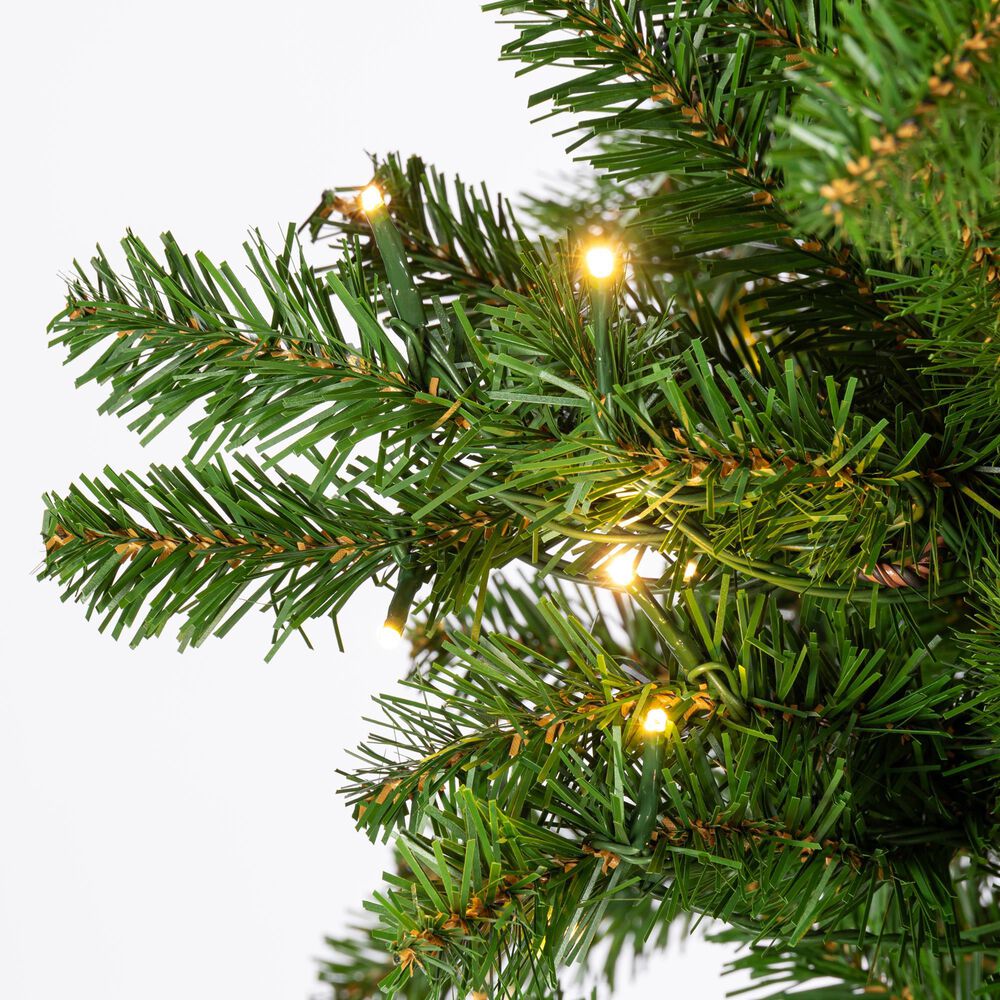 The Gerson Company 3&#39; Alpine Pre-Lit Artificial Christmas Tree in Green, , large
