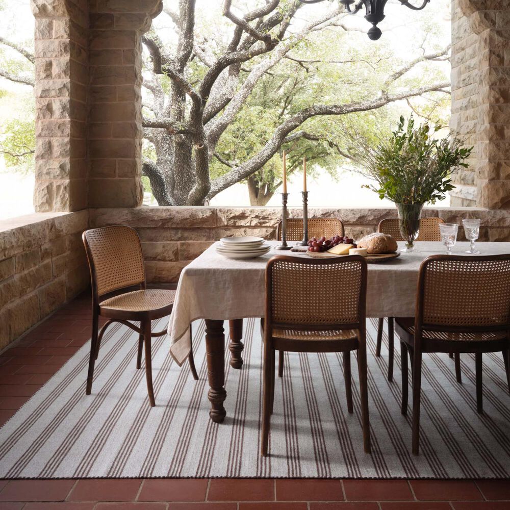 Magnolia Home Charlie Silver and Bark 8&#39;6&quot; x 11&#39;6&quot; Indoor/Outdoor Area Rug, , large