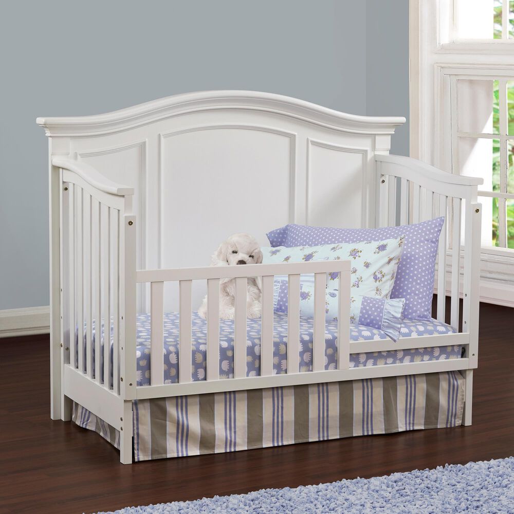 Baby Cache Glendale Toddler Guard Rail in Pure White, , large