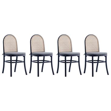 Dayton Paragon 1.0 Side Chair in Black and Natural (Set of 4), , large