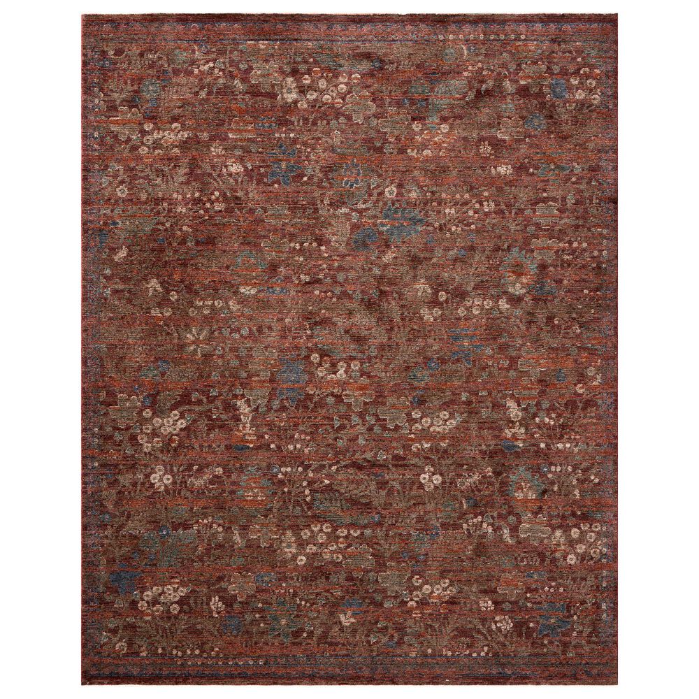 Loloi Winchester Ruby and Mushroom 2"3" x 3"10" Area Rug, , large