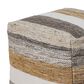 Ashley Josalind Pouf in White, Honey, Gray and Brown, , large