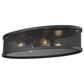 Golden Lighting Channing 24" Flush Mount in Matte Black, , large
