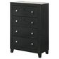 Crown Mark Cadence 5-Piece Queen Bedroom Set in Black and White, , large