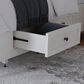 Urban Home Grace Queen 4-Drawer Platform Storage Bed in Snowfall White and Black, , large