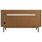 James Martin Laurent 60" Double Bathroom Vanity in Honey Oak with 3 cm Ethereal Noctis Silestone Top and Rectangular Sinks, , large