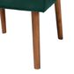 Baxton Studio Alvis Side Chair with Green Velvet Cushion in Walnut Brown, , large