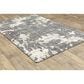 Oriental Weavers Aspen Shag Distressed 003H9 6"7" x 9"6" Gray and Ivory Area Rug, , large