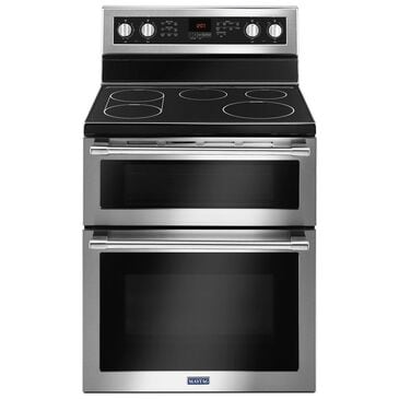 Maytag 6.7 Cu. Ft. 30" Wide Double Oven Electric Range with True Convection, , large