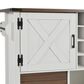 HOMLUX 54" Kitchen Island with Drop Leaf in White, , large