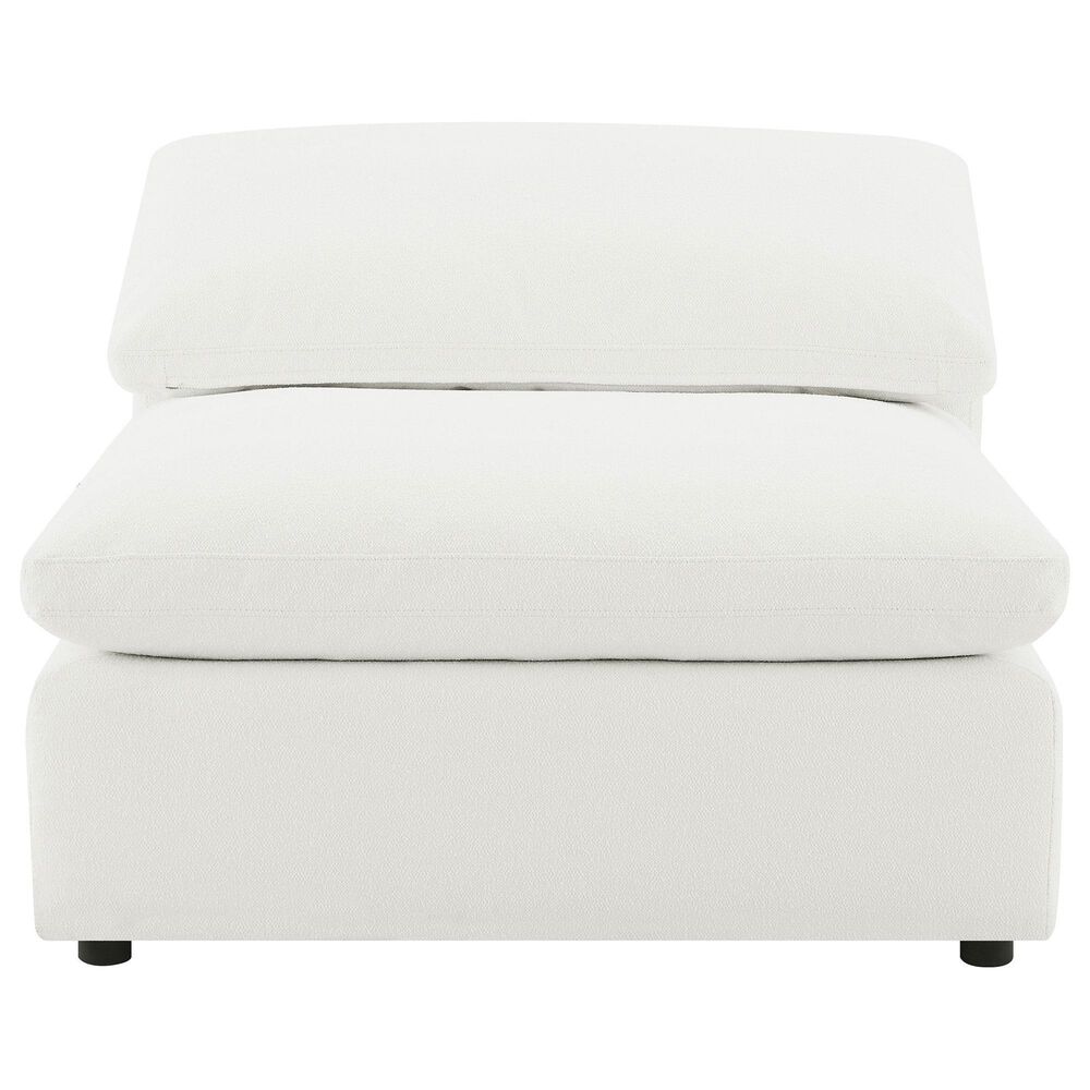 Coaster Raleigh Armless Chair in Ivory, , large