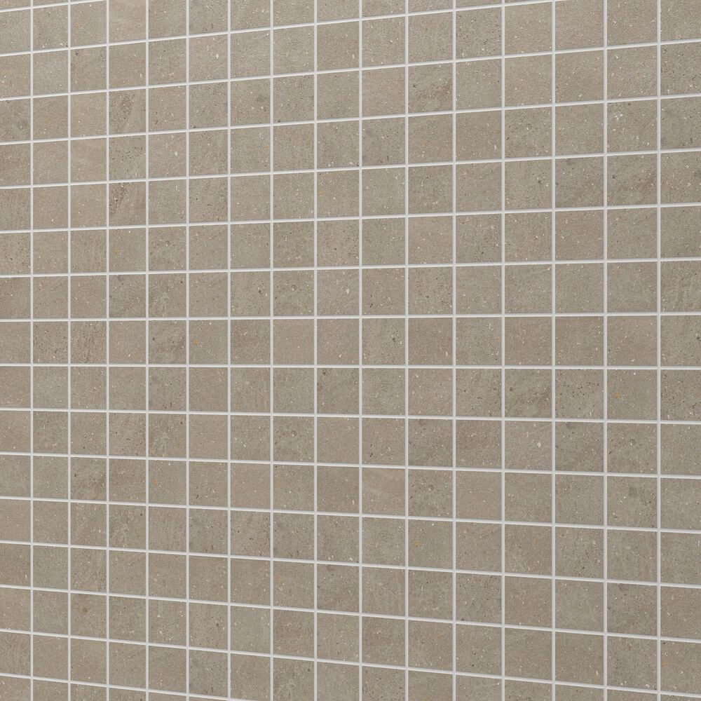 Dal-Tile Exposition Greige 2" x 2" Straight Joint on 12" x 12" Porcelain Mosaic Sheet, , large
