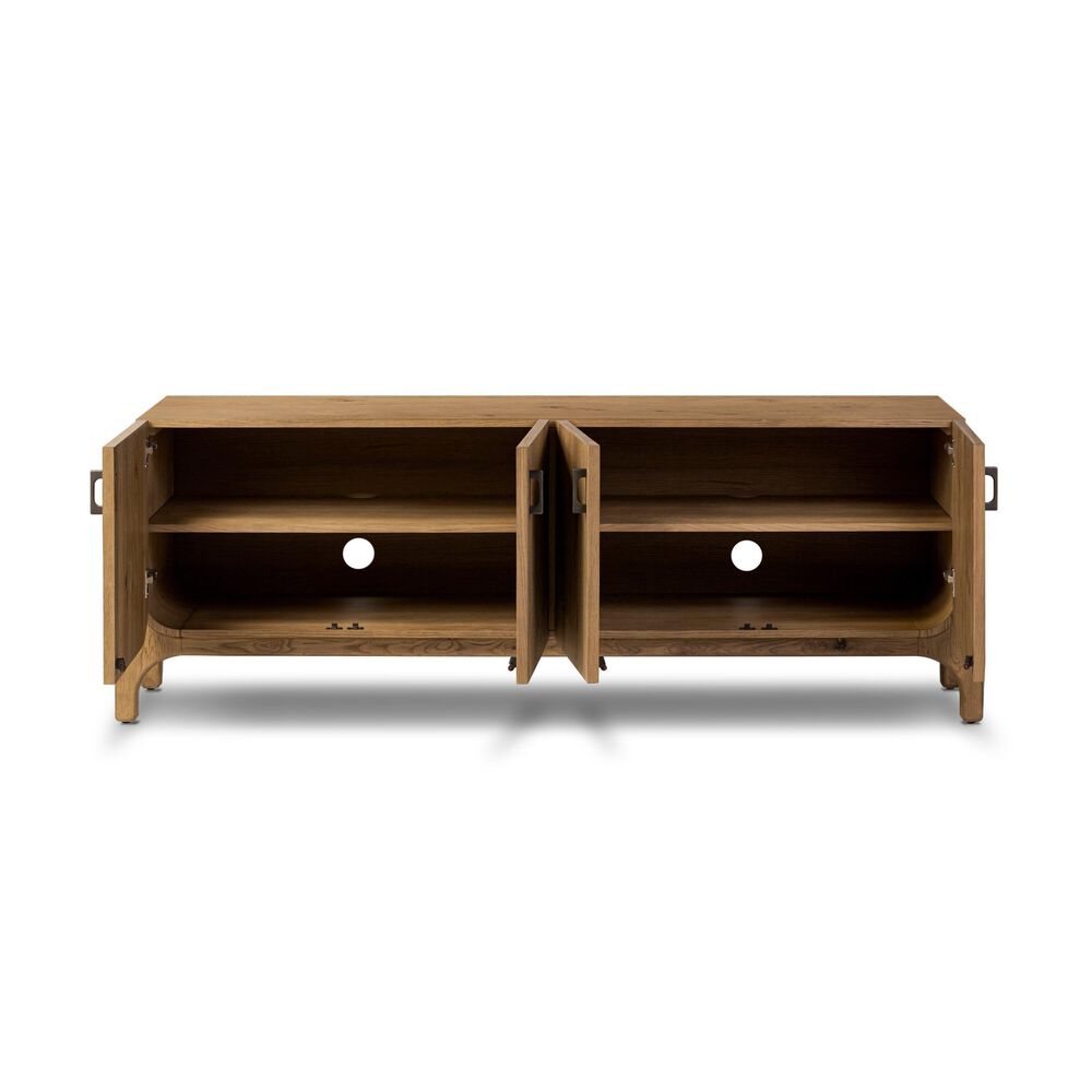 Four Hands Bloomfield Media Console in Worn Oak, , large