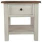 Ashley Bolanburg End Table in Weathered Oak and Antique White, , large