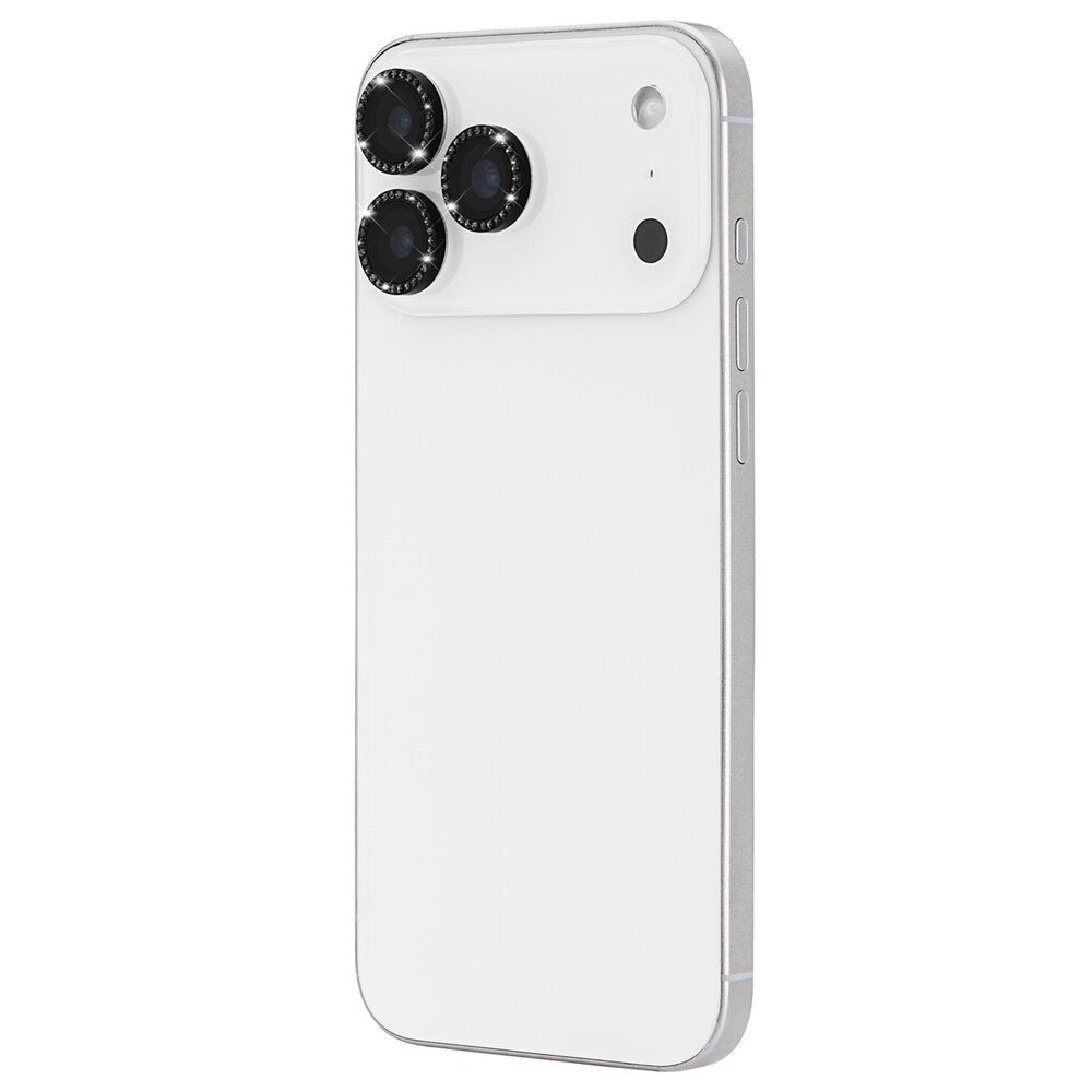 Kate Spade Aluminum Ring Camera Lens Glass Protector for Apple iPhone 17 Pro/17 Pro Max Set in Stone Nightfall, , large
