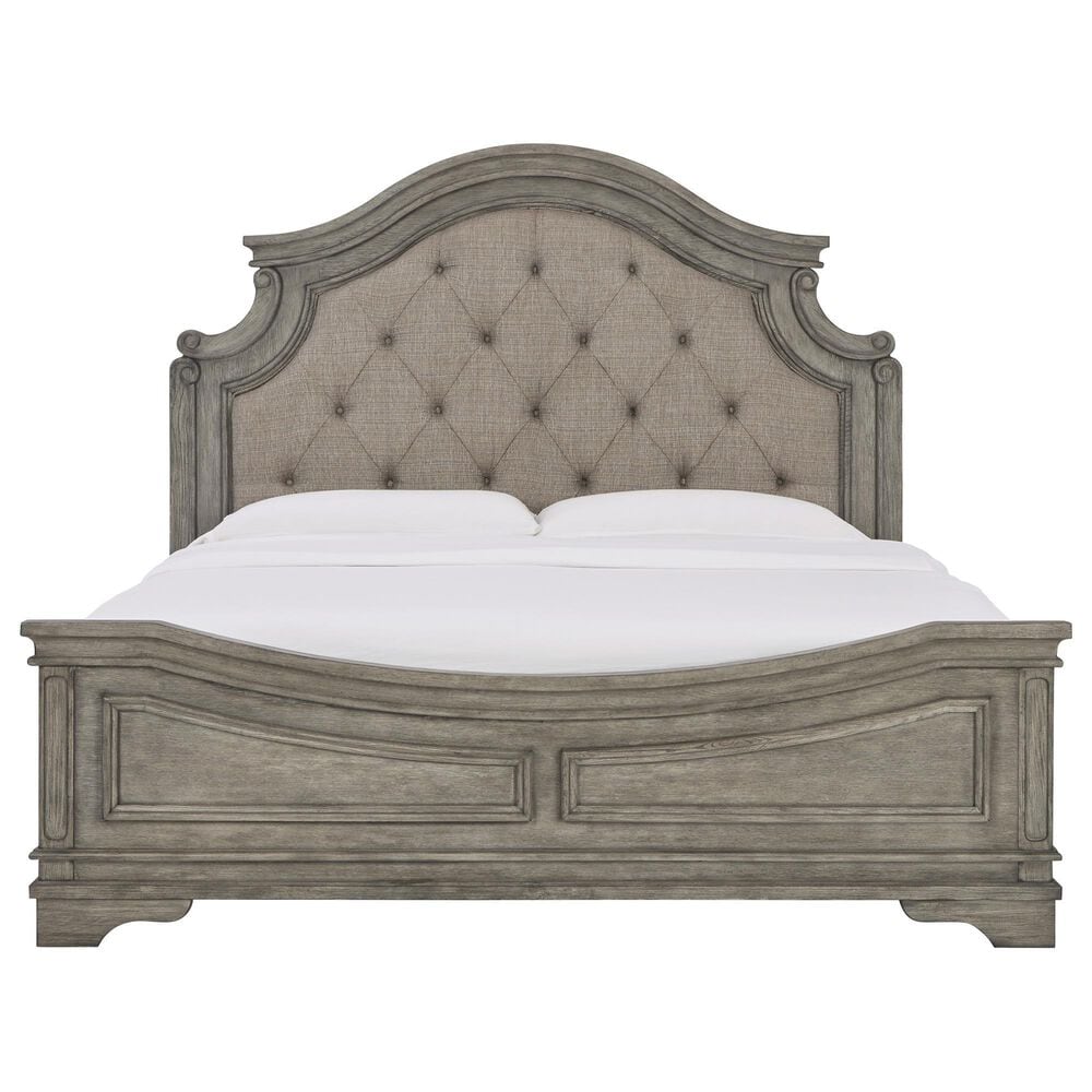 Ashley Lodenbay King Panel Bed in Antique Gray, , large