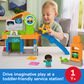 Fisher Price Fillin" Fun Service Station Playset with Vehicle and Figures, , large