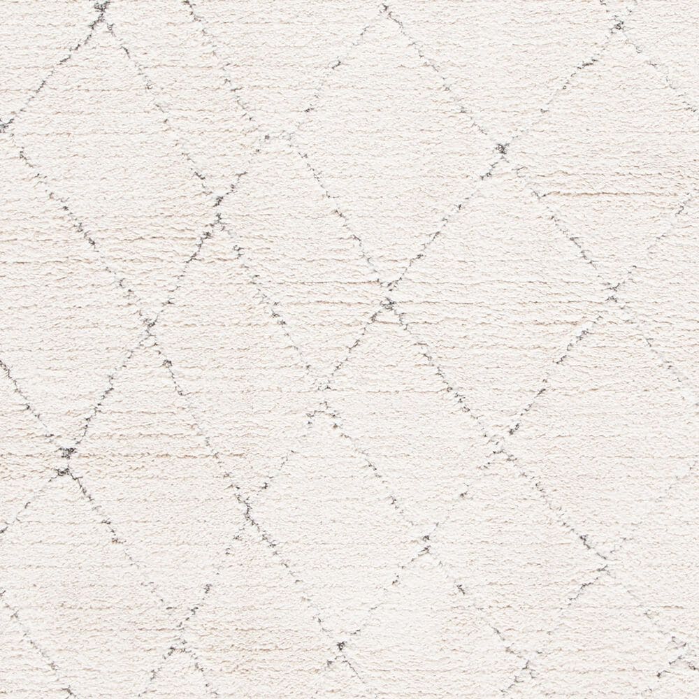 Safavieh Martha Stewart Lucia Shag MSR0727F 5'1" x 7'6" Light Grey and White Area Rug, , large