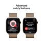 Apple Watch Series 11 (GPS+Cellular) 46mm Titanium Case with Gold Milanese Loop - M/L - Gold - (2025), , large