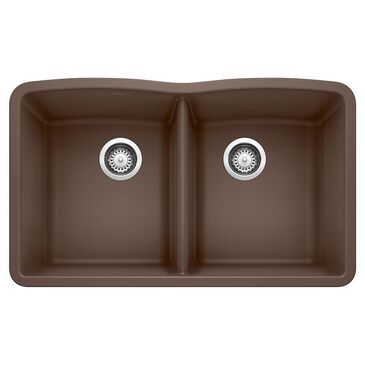 Blanco Diamond 32" Equal Double Bowl Kitchen Sink in Cafe, , large