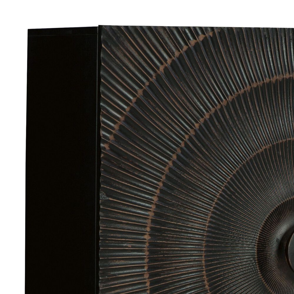 Ashley Fosterman Accent Cabinet in Distressed Black, , large