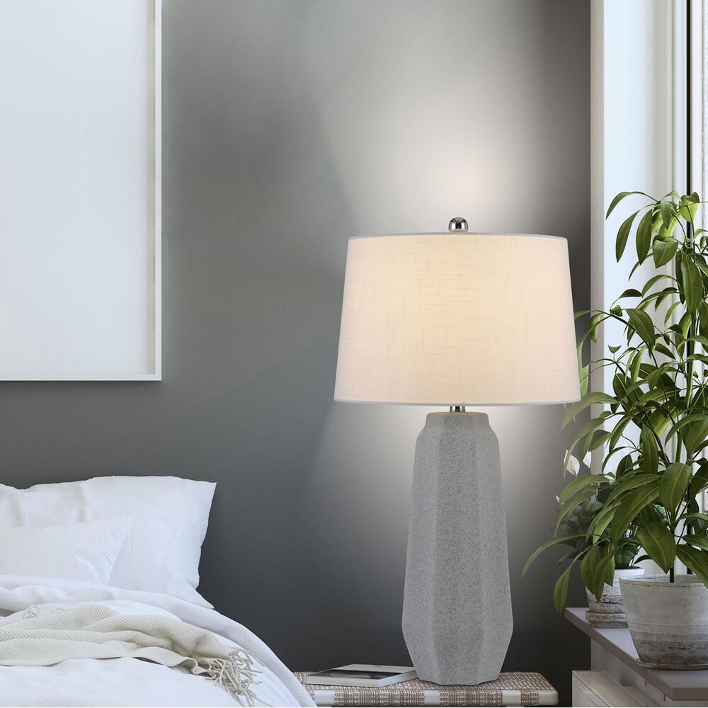 Cal Lighting Drayton Table Lamp in Stone Grey &#40;Set of 2&#41;, , large