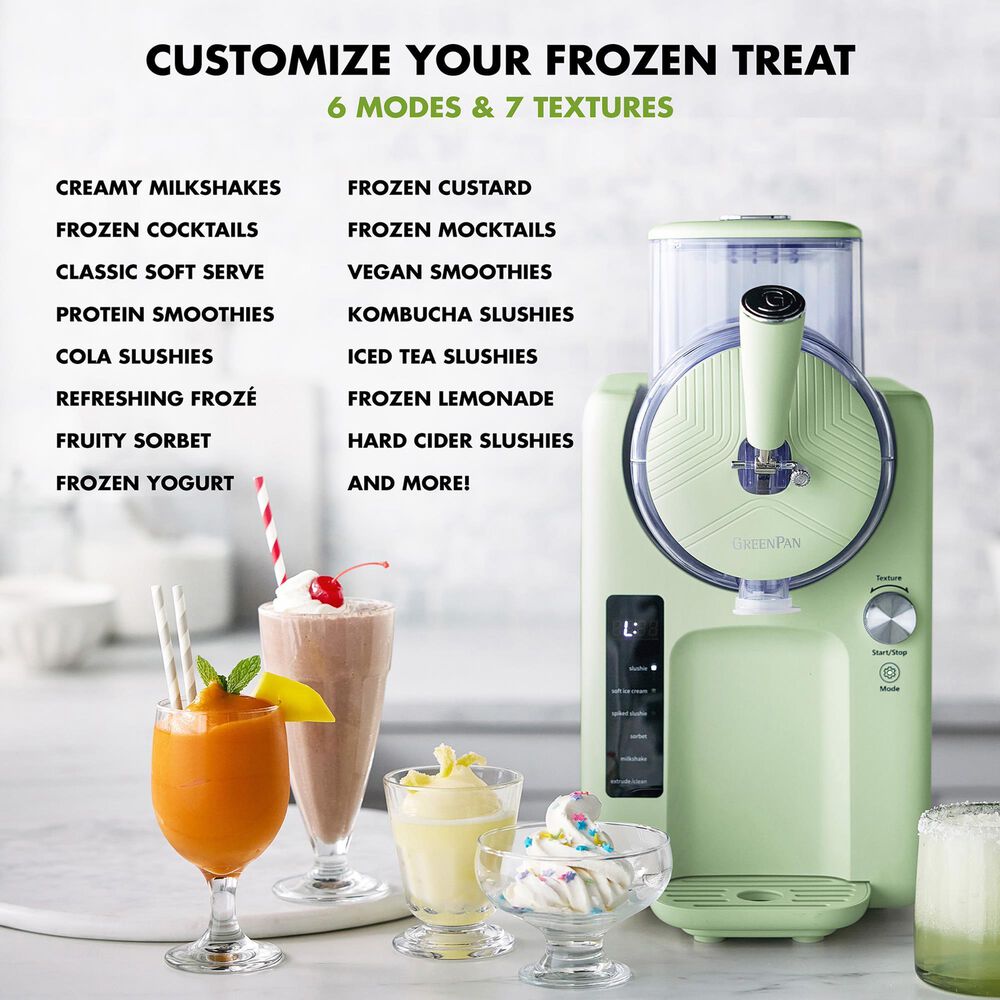 Green Pan 2 Qt. Frost Slush and Soft Serve Ice Cream Maker in Pistachio, , large