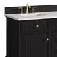James Martin Vanities Lorelai 60" Double Vanity in Black Onyx with 3 cm Ethereal Noctis Quartz Top, , large